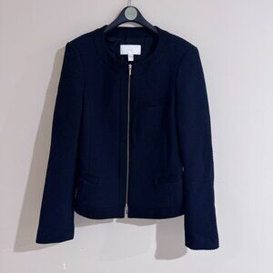 [BOSS] Black Zip-Up Jacket – US 4